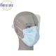 Nonwoven Medical 99% BFE Disposable Face Mask With Eye Shield