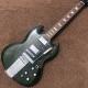 Custom SG Electric Guitar G400 Deep Army Green Rosewood Fingerboard Bigsby Tremolo