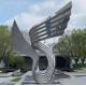 Contemporary Garden Large Outdoor Sculpture Stainless Steel For Decoration