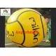 Yellow Inflatable Water Walking Ball 1.0 Mm Pvc 45*30*30cm CE