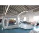 Clear PVC 4m Single Tunnel Inflatable Bubble Tent With Blower