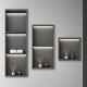 Compact 304 / 316 Contemporary Stainless Steel Wall Niche For Elegant Interior Design