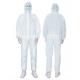 Full Body Disposable Protective Coverall / Isolation Gowns For Virus Protection