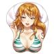 Custom 3D Big Breasts Mouse Pad with Ergonomic Wrist Guard and Silicone Fabric Material