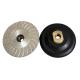 4 Inch 100mm Diamond Cup Wheel Vacuum Brazed Wet / Dry  Polishing For Hard Stone