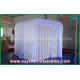 Inflatable Party Tent White Inflatable Event Photo Booth With RGB Led Light / Two Doors