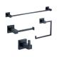 Four Pieces Bathroom Hardware Sets Shower 304 Stainless Steel Wall Mounted