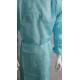 Nonwoven SMS Disposable Isolation Gown Personal Protective Medical SMS Insolation Gown Disposable with elastic and knitted cuffs