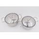 4pcs Cookware set stainless steel soup pot kitchen metal stockpot with steel lid
