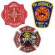 Iron On 3D 100mm Embroidered Fire Marshal Patch Environment Friendly
