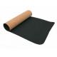 Black Color Popular Hot Sale Custom Logo Eco Friendly TPE Cork Yoga Mat for Wholesale