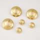 Garment Accessories Metal Round Sewing Button Dome Shank Button with Logo in Gold Color