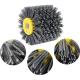 Custom Rotary Cylindrical Abrasive Nylon Wheel Brush Metal Deburring Cleaning