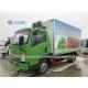 SINOTRUK HOWO Refrigerated Van Truck Thermo King Refrigerator Unit Meat Fish Vegetable Fruit Transport Truck
