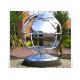 Metal World Globe Map Stainless Steel Sculpture For Public Decoration