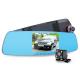5 inch IPS 1080p car rearview mirror camera dvr with dual camera lens dvr