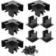 Surealong 4*4 and 6*6 Electrophoretic Coating Timber Connector Metal Pergola Bracket Fittings Kits