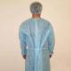 Long Sleeves Disposable Surgical Gown  Blue  / Green  Non Woven Fabric