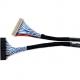 1.25mm 2.0mm Pitch 20 30 40 Pin Connector LVDS Shielded Wire LCD Display Cable Assembly