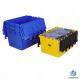 Nestable Stackable Heavy Duty Reusable Plastic Shipping Totes Containers With Dolly