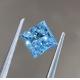 1.0ct-2.0ct Lab Grown Blue Diamonds Princess Cut Loose Diamond 10 Mohs