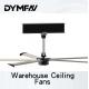 HVLS Extra Large Residential Ceiling Fans Aluminum Alloy Industrial Ceiling Fan