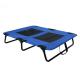 600D Oxford Elevated Dog Mat Camping Sleeper 110lbs With Center Blue Black