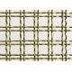 Brass Double Heat Resistance Lock Crimp Wire Mesh For Decorative Fence