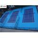 Blue Tennis Court Flooring Abrasion Resistant Shock Absorption