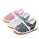 Rubber sole New style Cotton fabric antislip Princess girl infant baby toddler sandals