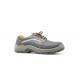 Low Ankle Lightweight Industrial Safety Shoes With Embossed Action Leather Upper