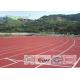 Wear Resistant Running Track Flooring Permeable For Outdoor Stadium