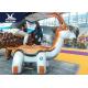 Interactive Cute Motorized Ride On Animals With High Density Sponges Amusement Equipment