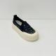 Women Black Breathable Espadrilles Sneakers With Pearls On And Low Top