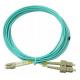 3.0mm OM3 Fiber Optic Patch Cord 3 Meter LC To SC Multimode Duplex Fiber Optic Patch Cable
