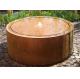 Forging Technique Corten Steel Water Table , Metal Yard Art Round Water Table