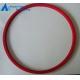 Medical Grade  Custom Silicone Seal Rings with Nontoxic , Red Rubber Rings