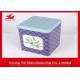Floral Rectangular Tin Containers Recyclable Tea Packaging With Custom Printing
