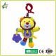 Lion 15cm Baby Plush Rattle With Chewing Teethers