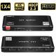 1 In 4 Out HDMI In Splitter 2.0 HDCP 2.2 60HZ HD TV Crossover 1x4 Ports Box Full Ultra 4K HDR 3D