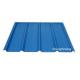 HDP Blue Colour Coated Roofing Sheets , Building Roof Pre Coated Metal Sheets