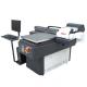 2018 New Design Digital Flatbed UV Printer a1 6090 uv flatbed printer with two TX800 print head uv led printer