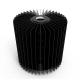 300W Bigger Power Aluminum Profile Heat Sink Anodizing Black For LED Lighting