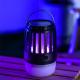 21-35 Pieces IPX4 Waterproof Night Light UV395 Bug Zapper Rechargeable Mosquito Killer Lamp with Solar Panel