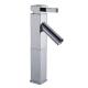 Deck Mounted Brass Basin Mixer for Toilet , Chrome Polished Basin Faucet Single Hole