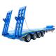 TITAN 4 Axle 80 Ton 100 Ton Low Loader Semi Low Bed Trailer Lowbed Truck Semi Trailer Lowboy Price for Sale