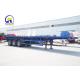 3 Axle 40 Feet Flatbed Platform Heavy Semi Truck Trailers with Jost 3.5 Inch King Pin