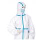 Lab Coat Disposable Isolation Gowns Acid Resistant Coveralls Eco Friendly