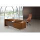Large Size Contemporary Office Furniture , Modern Executive Desk Dark Color Surface