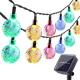 Outdoor Solar String Lights Solar Powered Multicolor String Lights Crystal Ball Lights Solar Fairy Patio lights